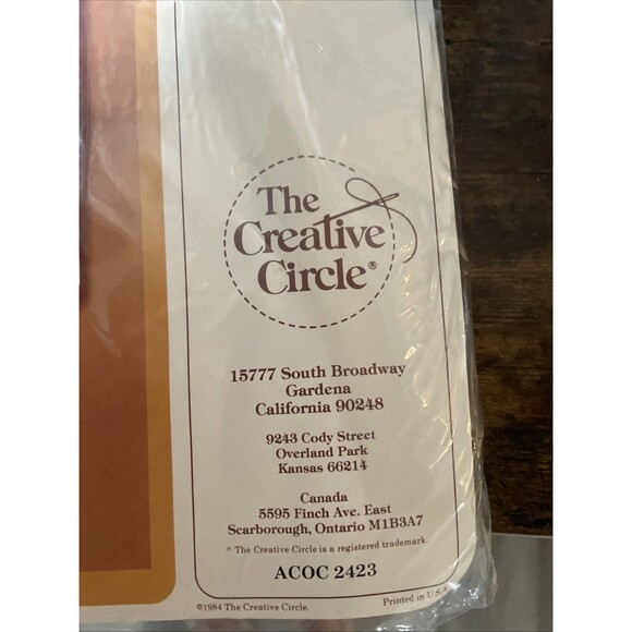 The Creative Circle 2424 Collection Counted Cross Stitch Kit 1984 Vintage Angels - Picture 5 of 11